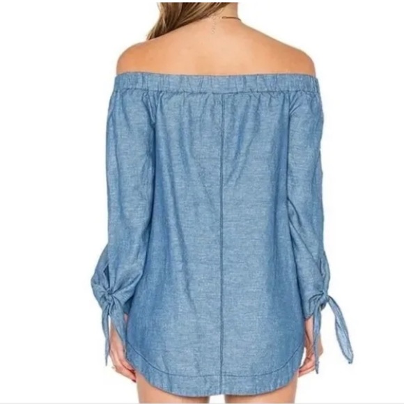 FREE PEOPLE  'Show Some Shoulder' top . - Picture 6 of 8